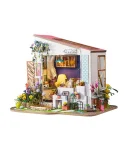Shtëpi kukullash në miniaturë Rolife Lily's Porch DIY me mace 1:20
