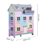 Shtëpi kukullash prej druri Olivia's Little World Sunroom me 3 kate dhe 11 aksesorë