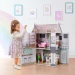 Shtëpia në fermë e Olivia's Little World Dreamland Shtëpi kukullash prej druri 3-katëshe
