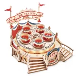 Tilt-A-Whirl – Puzzle druri 3D kuti muzikore DIY