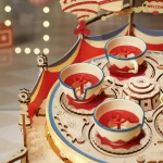 Tilt-A-Whirl – Puzzle druri 3D kuti muzikore DIY