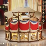 Tilt-A-Whirl – Puzzle druri 3D kuti muzikore DIY