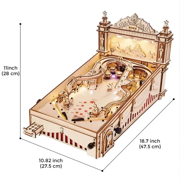 Makinë 3D Pinball puzzle 3D prej druri