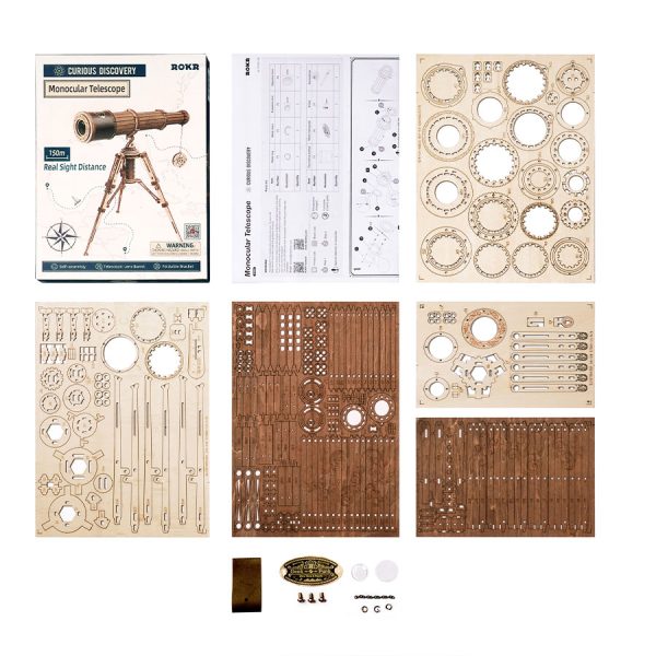 Teleskop monokular puzzle 3D druri