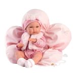 Kukulla Bimbo Girl Doll me jastëk lule, 35cm