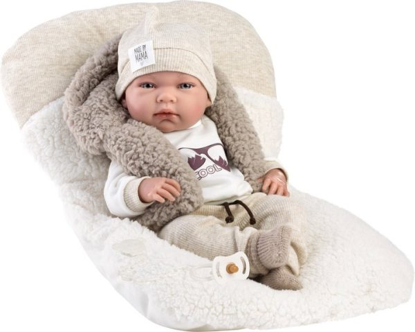 Kukull bebe Nico me jastëk, 40 cm