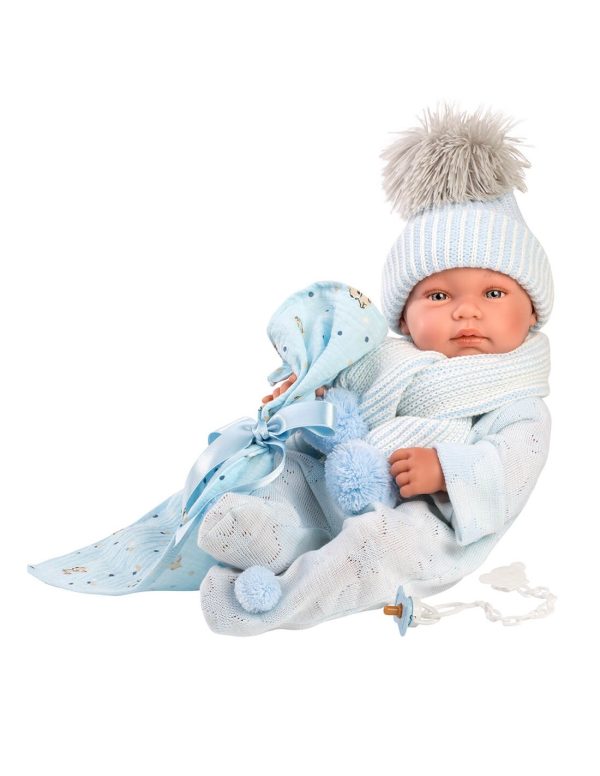 Kukulla Tino Blu e hapur, 43 cm
